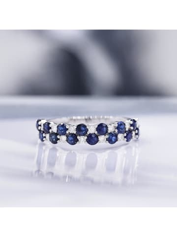 CARATELLI Weißgold-Ring "Princesse Grace" mit Diamanten
