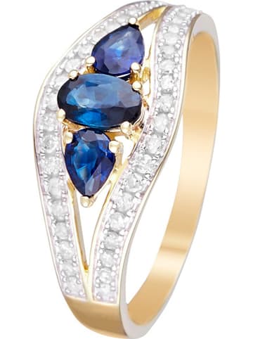 CARATELLI Gold-Ring "Westeros" mit Diamanten