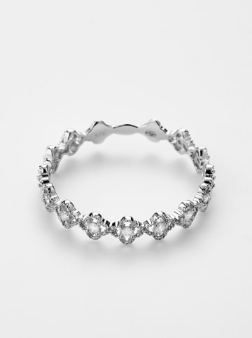 CARATELLI Weißgold-Ring "Alicante" mit Diamanten