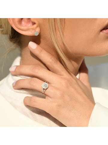 CARATELLI Weißgold-Ring "Darwin" mit Diamanten