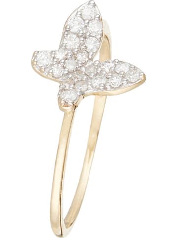 CARATELLI Gouden ring "Arica" met diamanten