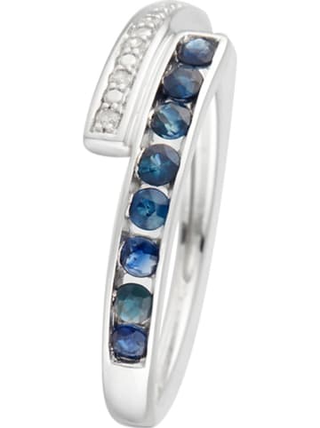 CARATELLI Witgouden ring "Lanis" met diamanten