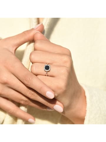 CARATELLI Weißgold-Ring "Banjar" mit Diamanten