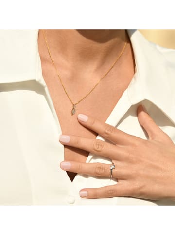CARATELLI Witgouden ring "Dava" met diamanten