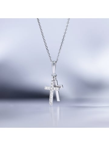CARATELLI Witgouden hanger "Ma foi" met diamanten
