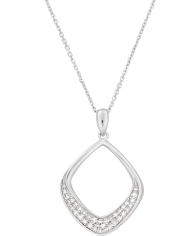 CARATELLI Weißgold-Anhänger mit Diamanten