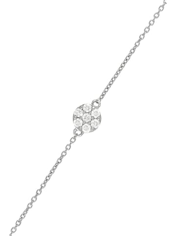 CARATELLI Weißgold-Armkette "A la Folie, pour la Vie" mit Diamanten