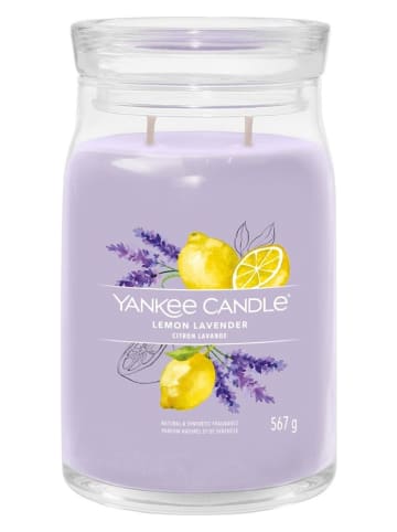 Yankee Candle Duftkerze "Lemon Lavender" in Lila - 567 g
