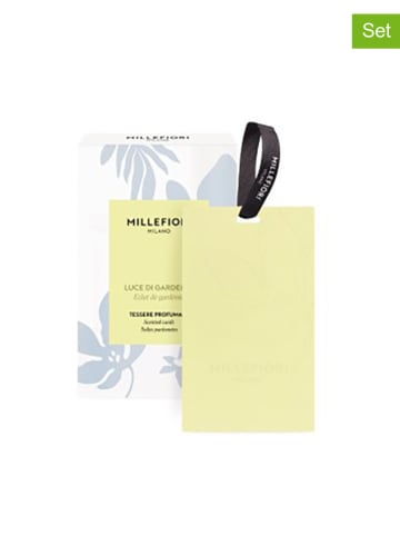 Millefiori Milano 3er-Set: Duftanhänger "Luce Di Gardenia" - (B)10 x (H)15,5 cm