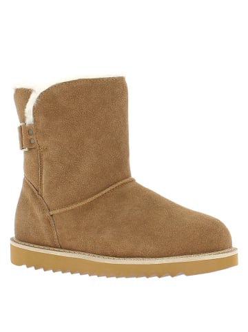 Gooce Leren winterboots "Colorado" lichtbruin