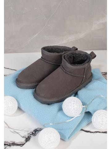 Gooce Leren winterboots "Mindiki" grijs