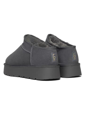 Gooce Leder-Winterboots "Jackie" in Grau