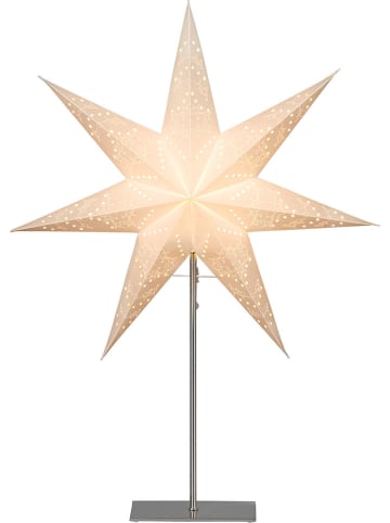 STAR Trading Lampa stojąca "Sensy 78" w kolorze kremowym - 52 x 78 cm