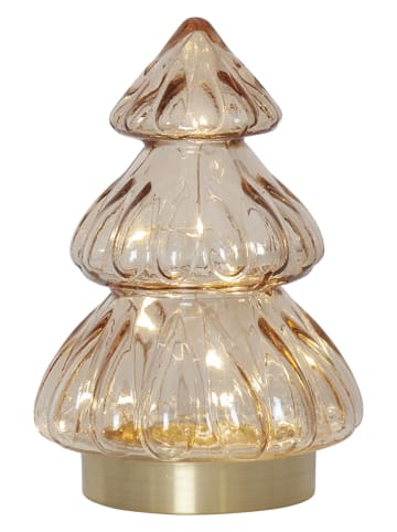 STAR Trading Decoratief ledfiguur "Abete" beige - (H)18 cm