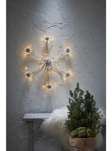 STAR Trading Lampa LED "Flower Snowflake" w kolorze białym - Ø 60 cm
