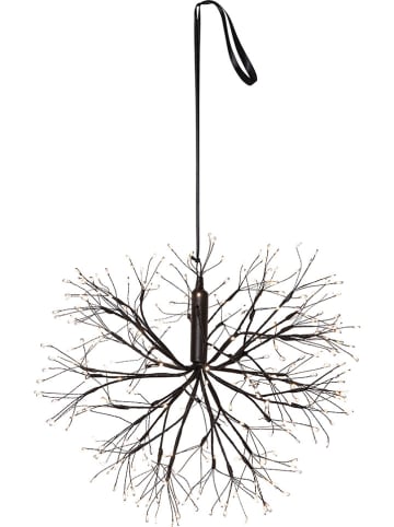 STAR Trading Dekoracyjna zawieszka LED "Stardust" w kolorze czarnym - Ø 40 cm