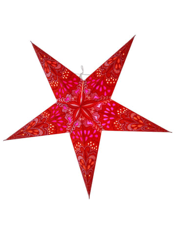 STAR Trading Gwiazda papierowa w kolorze czerwono-jasnoróżowym - Ø 60 cm