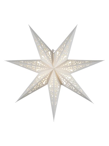 STAR Trading Gwiazda papierowa "Lace" w kolorze białym - Ø 45 cm
