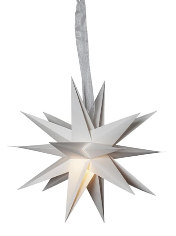 STAR Trading Gwiazda papierowa "December" w kolorze białym - Ø 35 cm