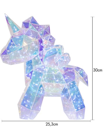 STAR Trading Figurka dekoracyjna LED "Magic" w kolorze białym - 25 x 30 cm