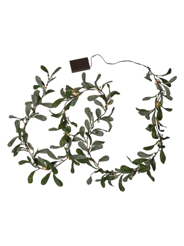 STAR Trading Girlanda LED "Mistletoe" w kolorze zielonym - dł. 200 cm