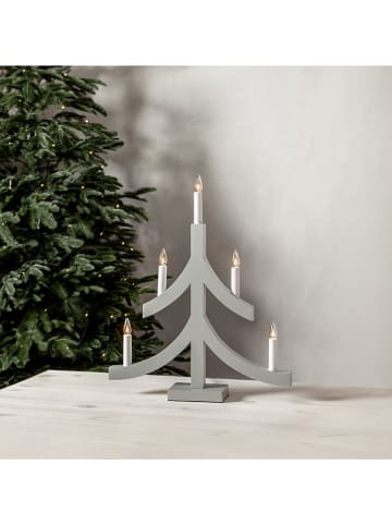 STAR Trading Raamlamp "Pagod" grijs - (B)40 x (H)47,5 cm