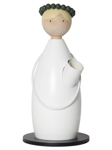 STAR Trading Lampa dekoracyjna "Lucia Classic" w kolorze białym - 24 x 12 cm