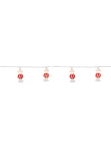 STAR Trading Ledlichtketting "Bonbon" rood/wit - (L)135 cm