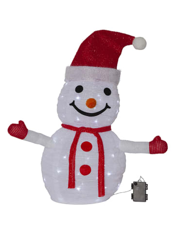 STAR Trading Figurka dekoracyjna LED "Tecidy" w kolorze białym - 67 x 70 cm