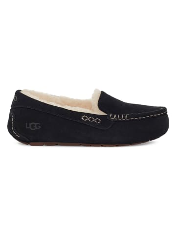 UGG Mokasyny "Ansley" w kolorze czarnym ze skóry jagnięcej