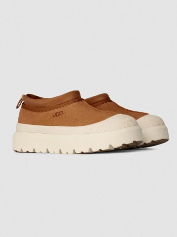 UGG Leren instappers "Tasman Weather" lichtbruin/crème