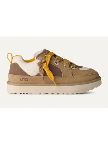 UGG Skórzane sneakersy "Lowmel" w kolorze jasnobrązowym