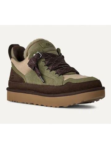 UGG Leren sneakers "Lowmel" kaki/bruin