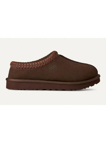 UGG Skórzane kapcie "Tasman II" w kolorze brązowym