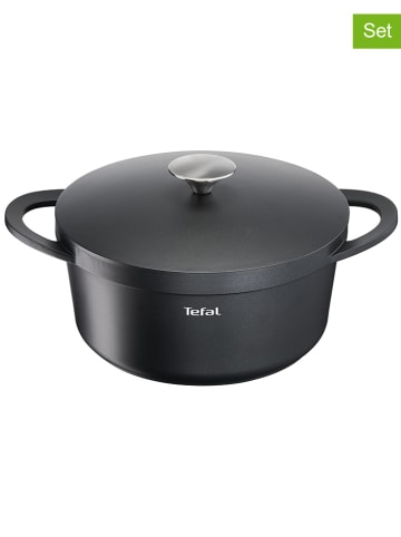 Tefal 2tlg. Set: Aluguss-Kochtopf "Trattoria" - Ø 28 cm