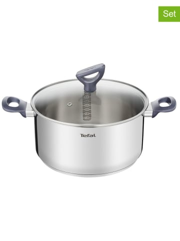 Tefal 2-delige set: roestvrijstalen pan met deksel "Daily Cook" - Ø 24 cm