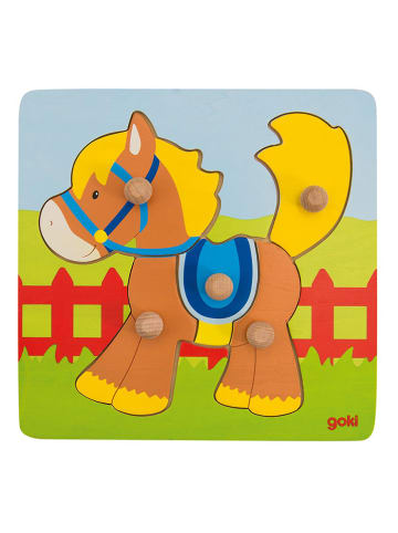 Goki Steckpuzzle "Pferd" - ab 12 Monaten