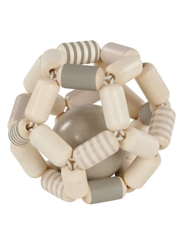 Goki Greifling "Elastik Ball" in Grau/ Beige - ab Geburt