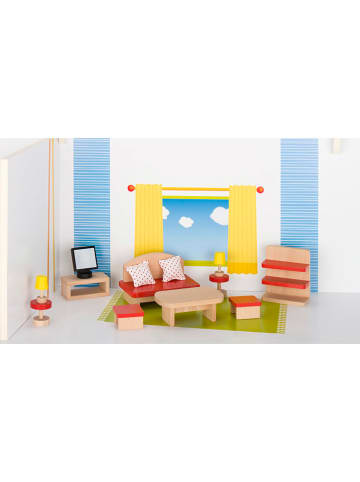 Goki Puppenmöbel "Wohnzimmer" - ab 3 Jahren