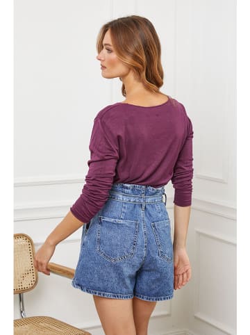 Joséfine Wollpullover "Abi" in Violett