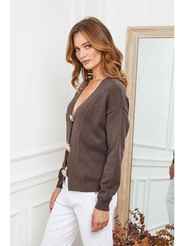 Joséfine Cardigan "Alabess" in Braun
