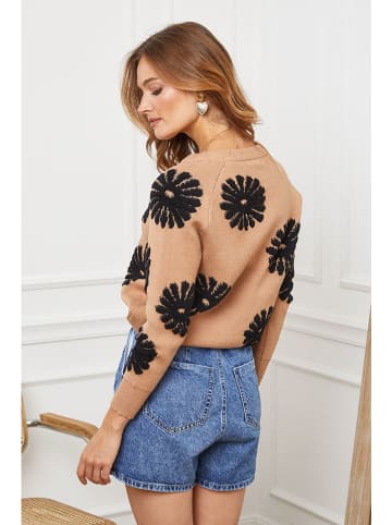 Joséfine Pullover "Banshee" in Camel/ Schwarz