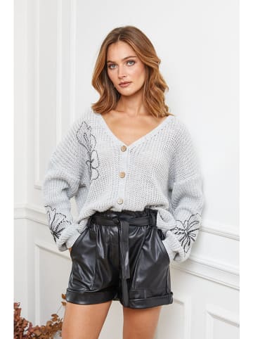 Joséfine Cardigan "Beegees" in Hellgrau