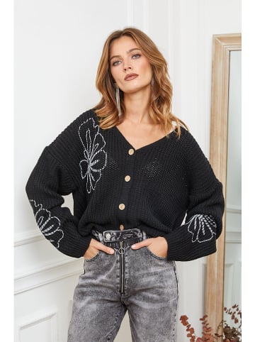 Joséfine Cardigan "Beegees" in Schwarz