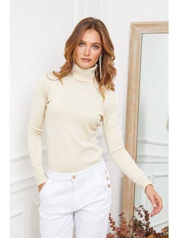 Joséfine Rollkragenpullover "Buviol" in Creme