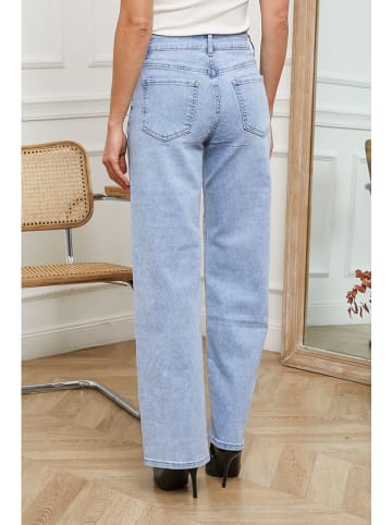 Joséfine Spijkerbroek "Dalia" lichtblauw