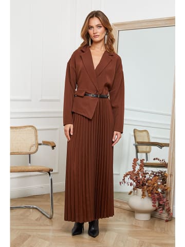 Joséfine Jurk "Jaune" lichtbruin