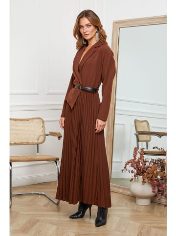 Joséfine Kleid "Jaune" in Hellbraun