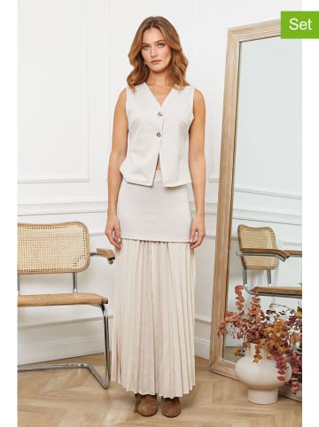 Joséfine 2-delige outfit: "Jigi" crème