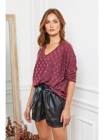 Joséfine Wollpullover "Lolita" in Bordeaux